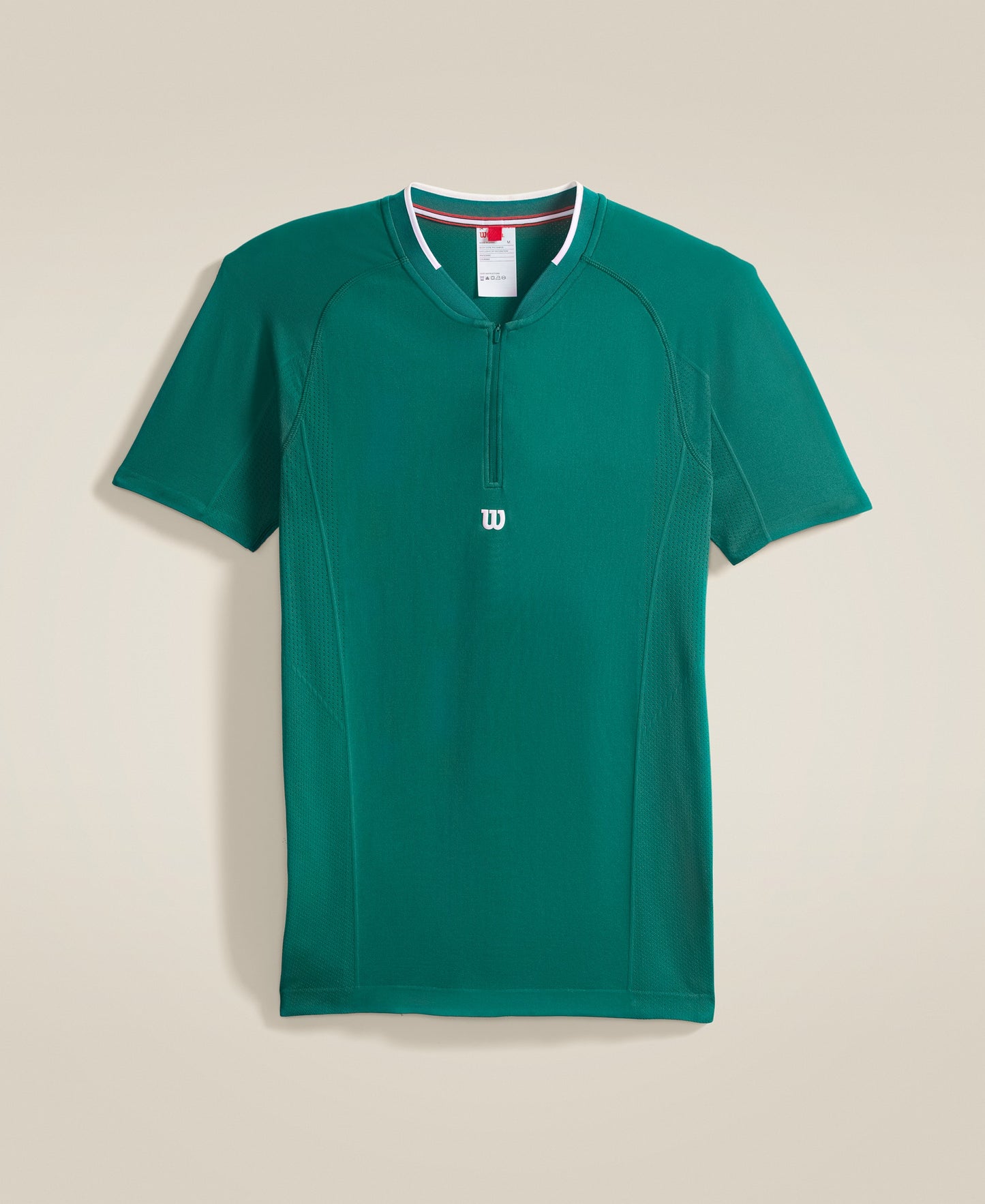 Player's Seamless Zip Henley - Field Green - WilsonME