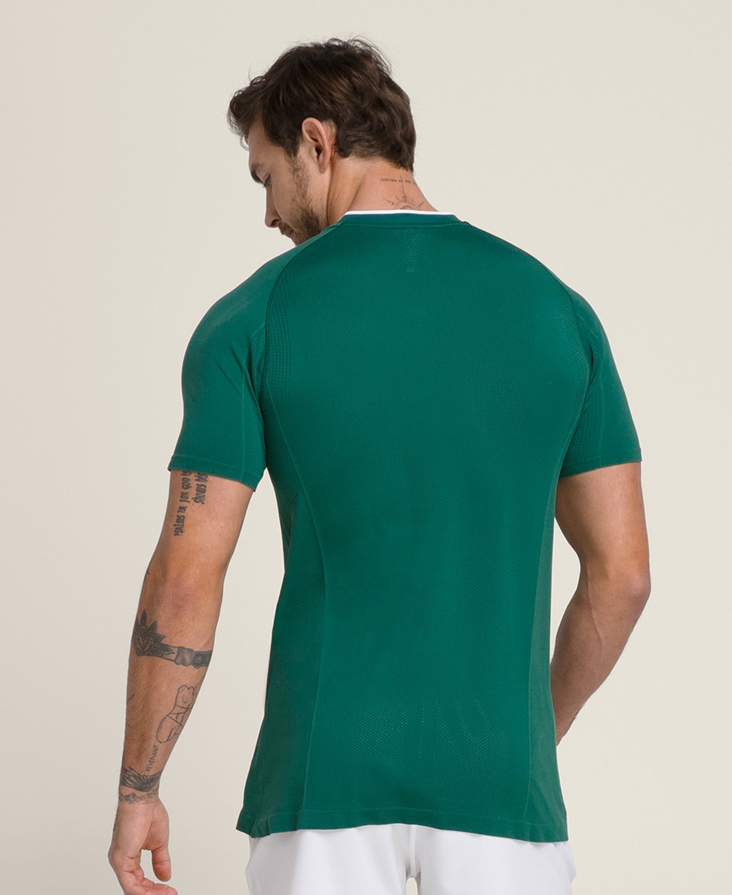Player's Seamless Zip Henley - Field Green - WilsonME