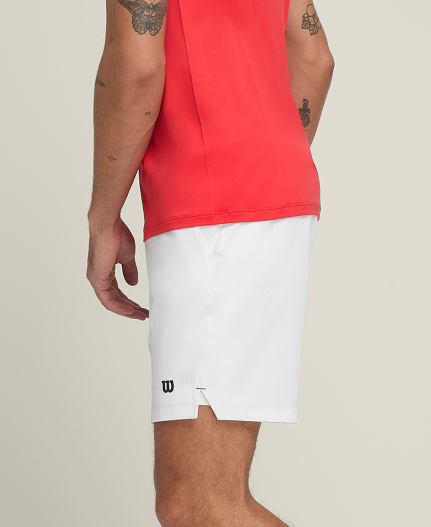 Wilson M Team Short 7" Bright White