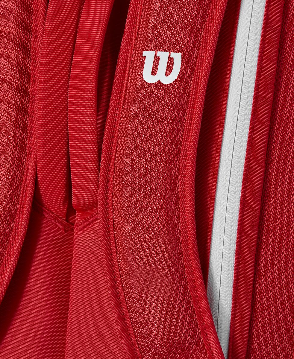 Wilson Super Tour Red 9 Pack Tennis Bag