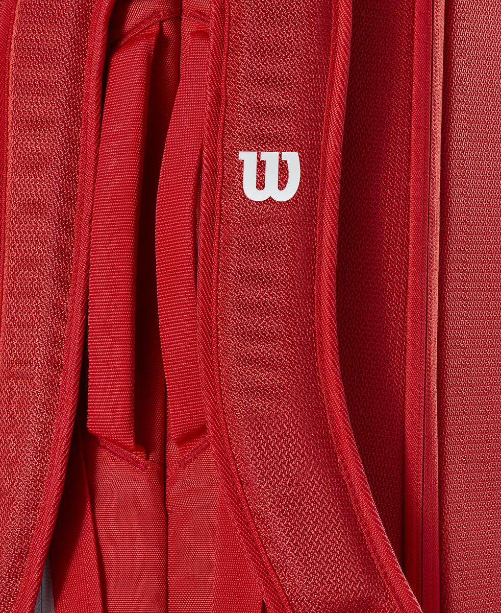 Wilson Super Tour Red 6 Pack Tennis Bag