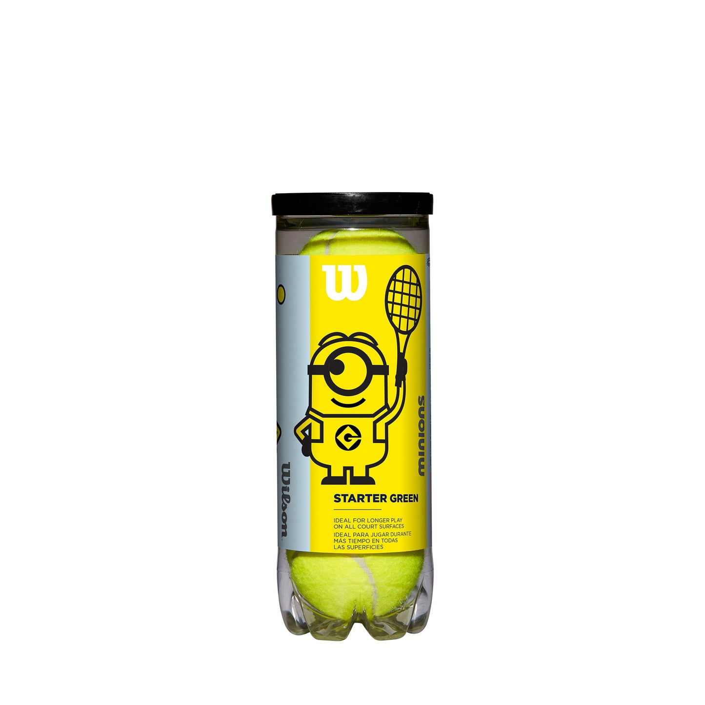STAGE 1 MINIONS 3-BALL 72 CAN CASE TENNIS BALLS - WilsonME