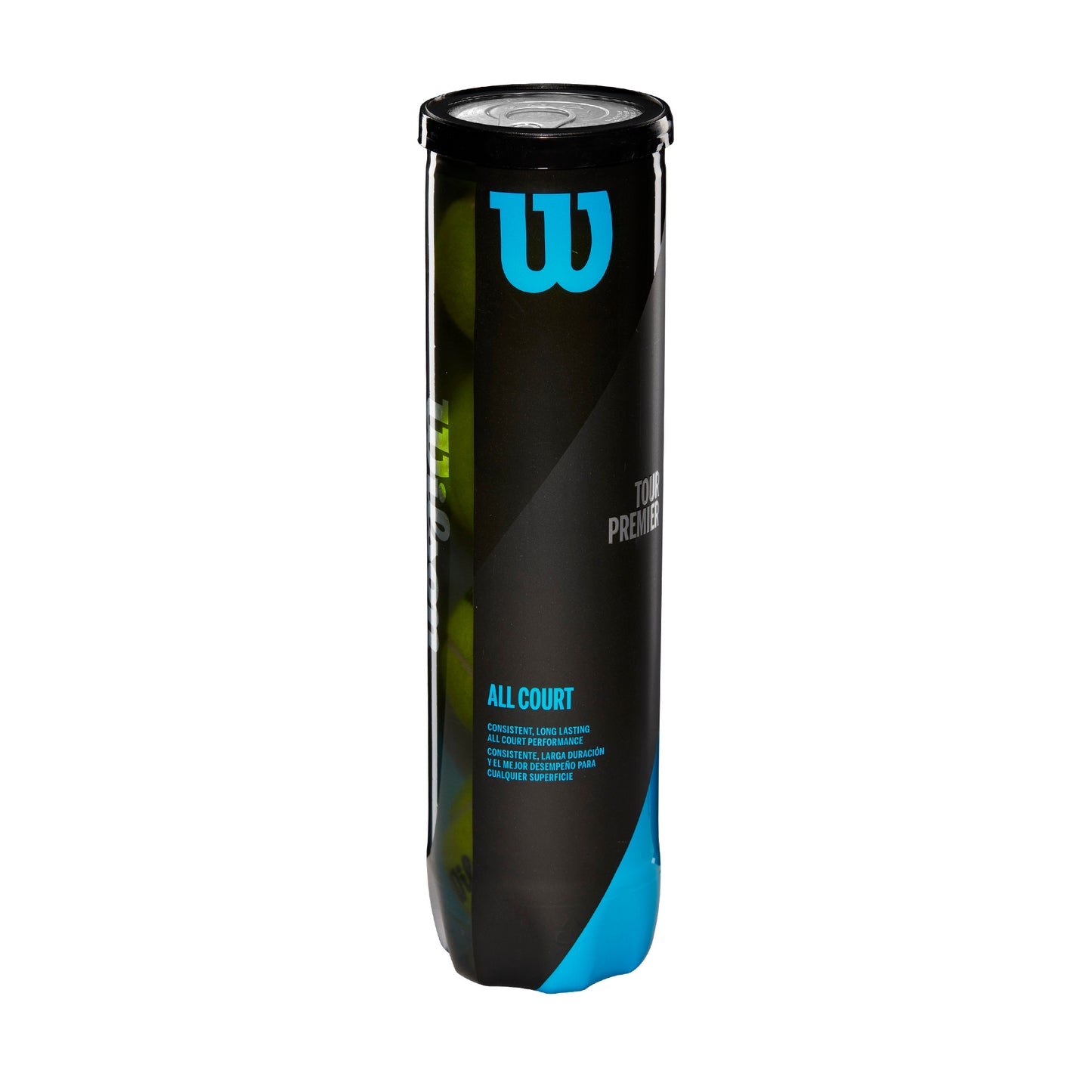 TOUR PREMIER ALL COURT 4-BALL 54 CAN CASE TENNIS BALLS - WilsonME