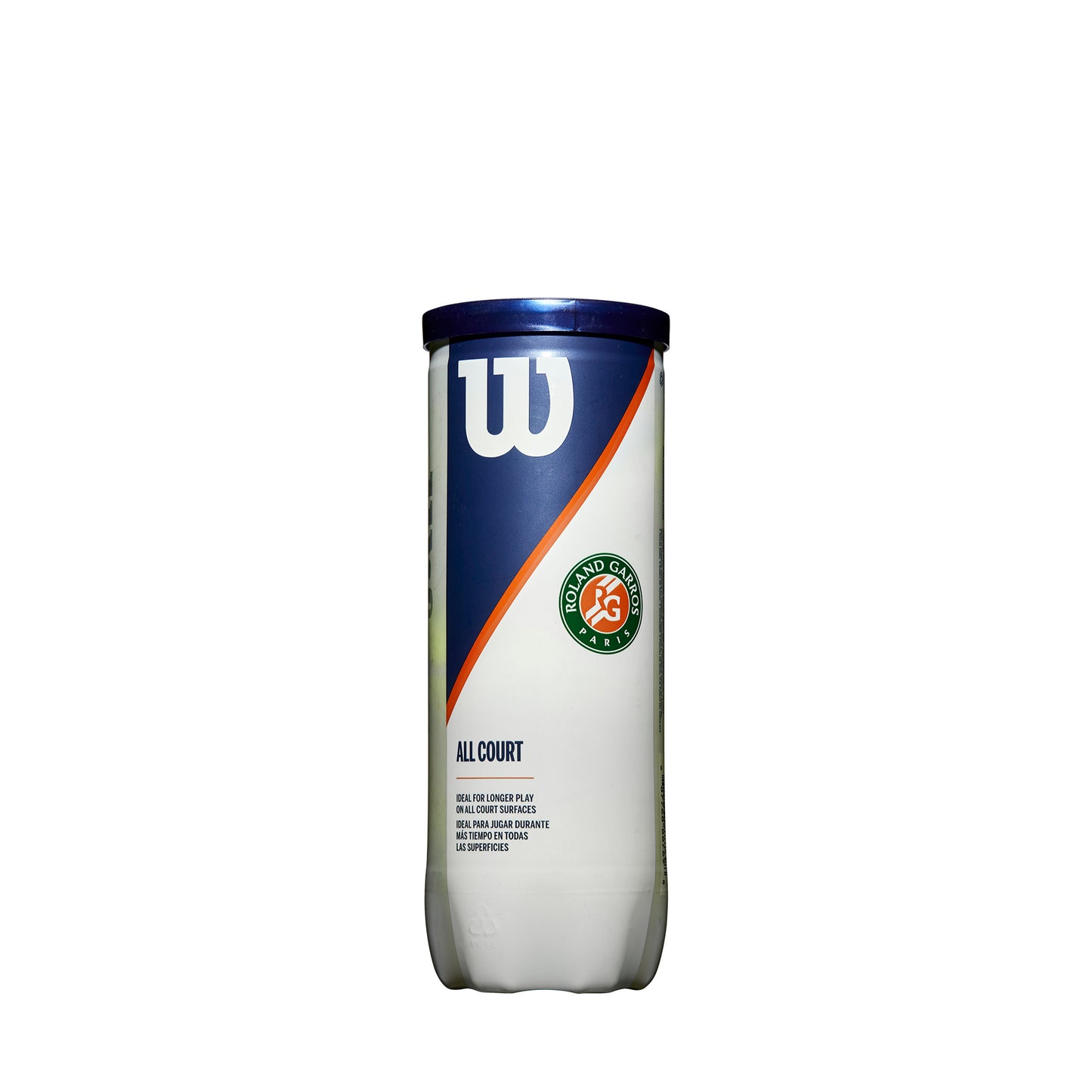ROLAND GARROS ALL COURT 3-BALL 72 CAN CASE TENNIS BALLS - WilsonME