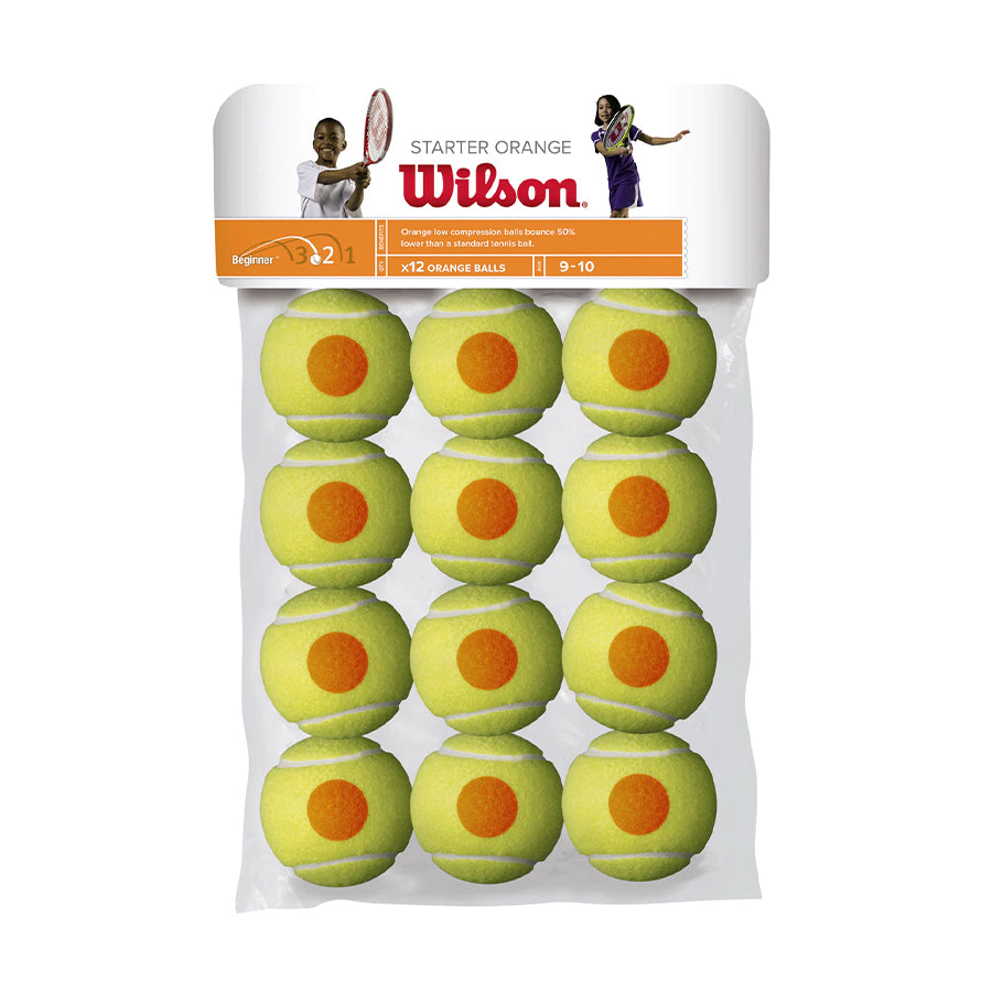 STARTER ORANGE 12-BALL PACK TENNIS BALLS - WilsonME