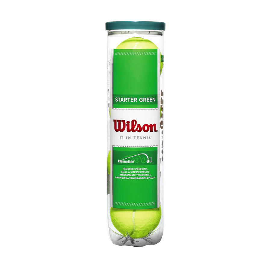 STARTER PLAY GREEN 4-BALL PACKTENNIS BALLS - WilsonME
