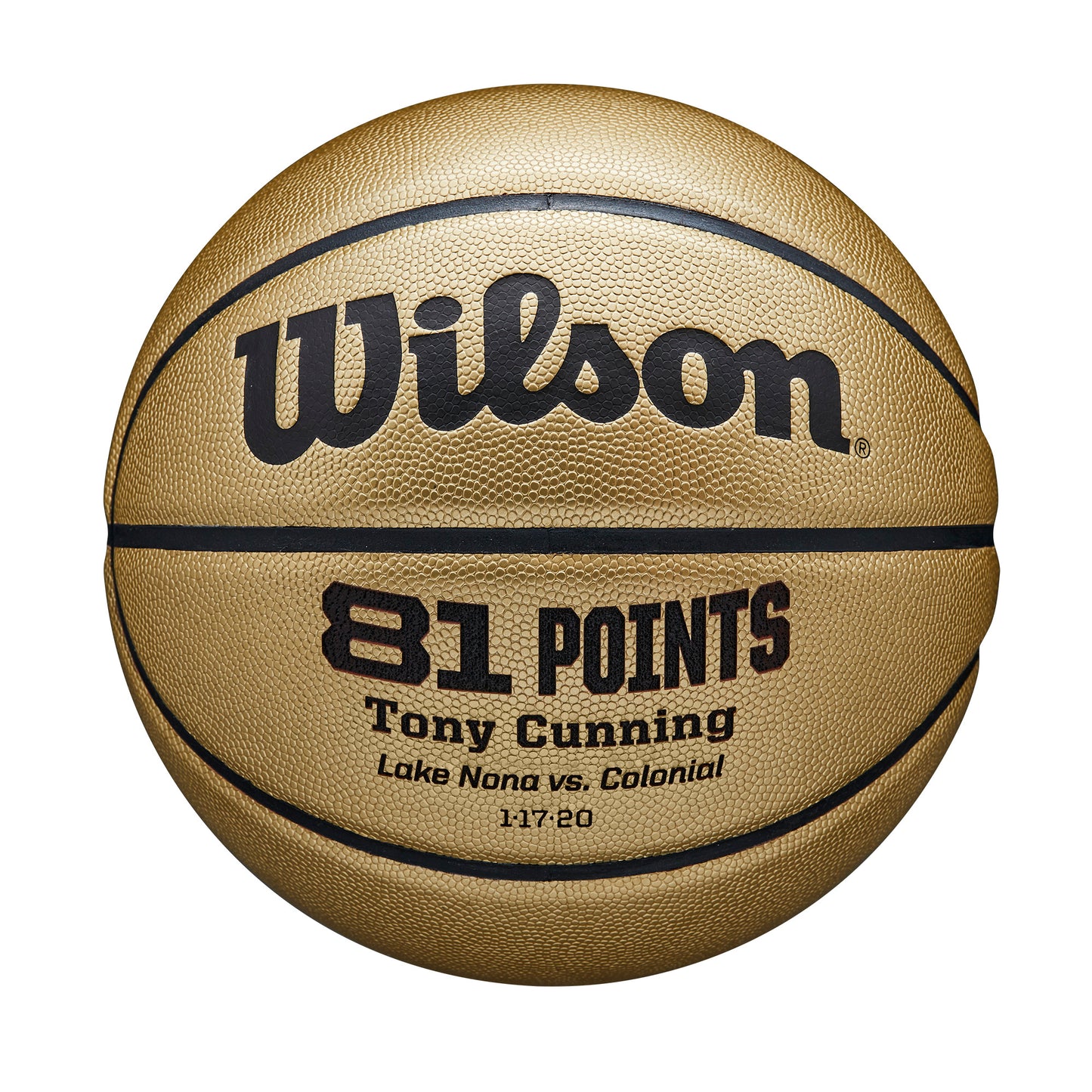 Wilson Gold Basketball