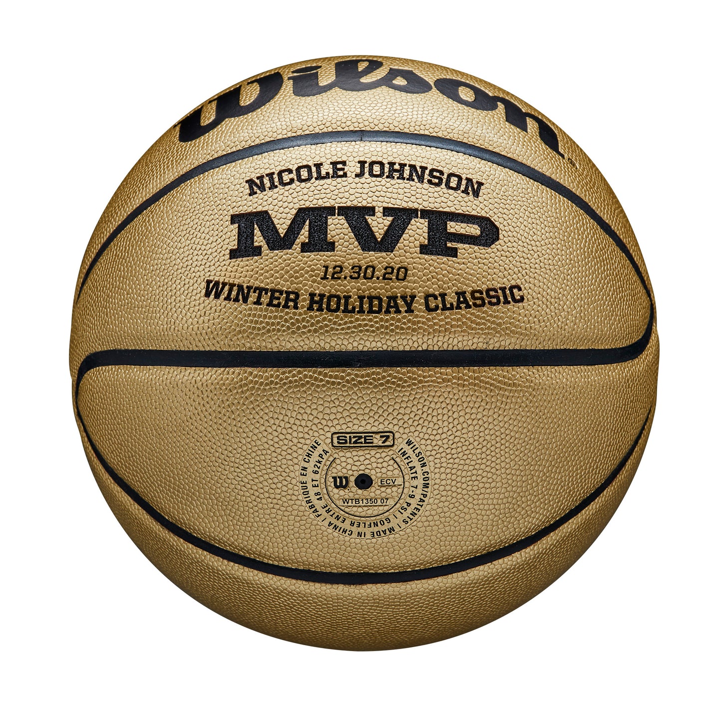Wilson Gold Basketball