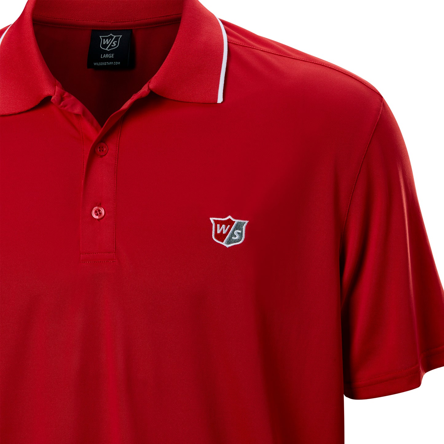 Wilson Men's Classic Golf Polo, Red