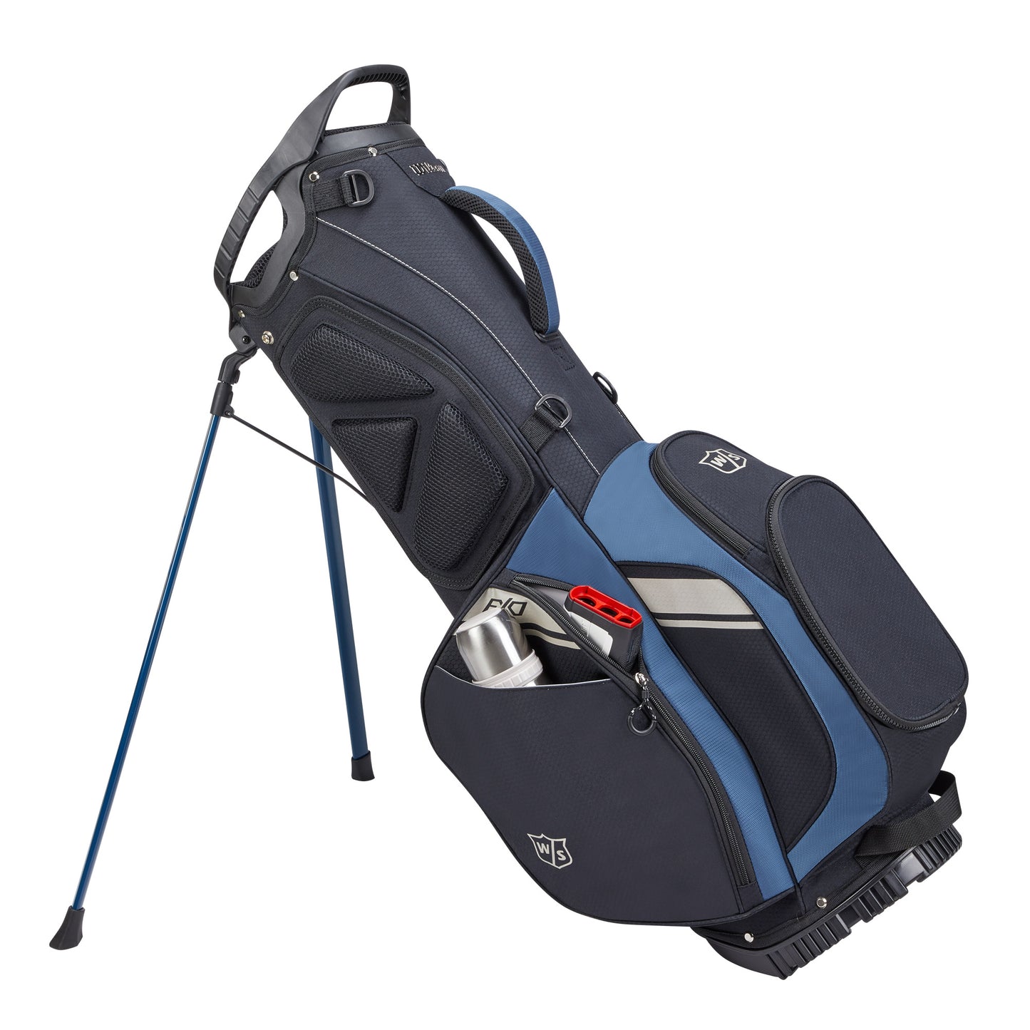 Wilson Staff Exo II Golf Carry Bag, Black/Blue