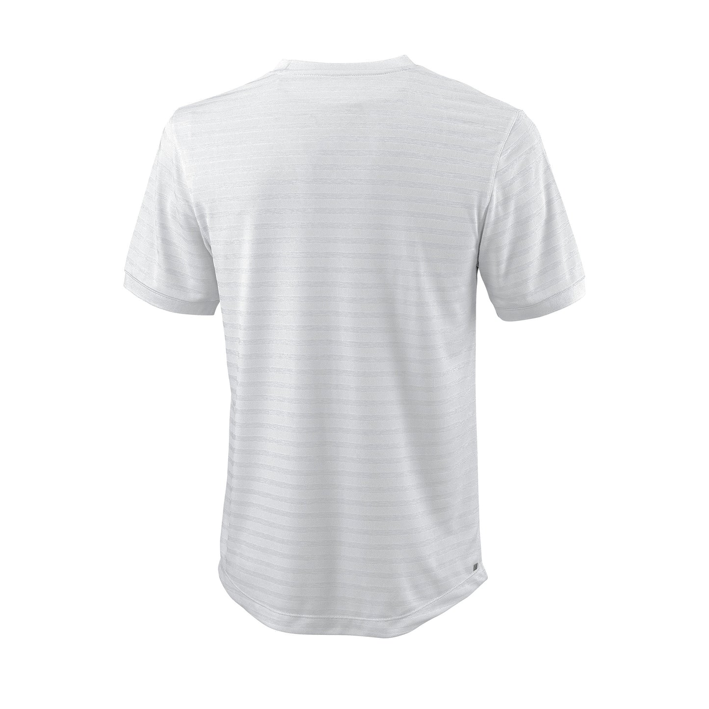 MEN'S STRIPE TENNIS CREW NECK T-SHIRT - WHITE - WilsonME