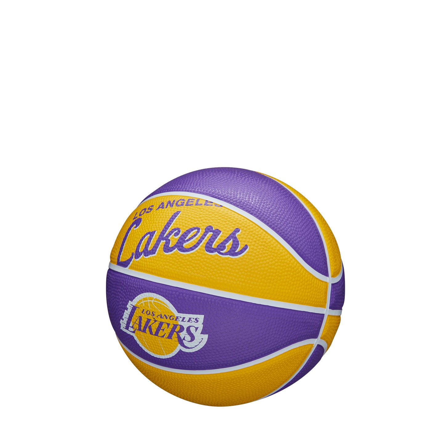 NBA TEAM RETRO MINI BASKETBALL - LOS ANGELES LAKERS - WilsonME