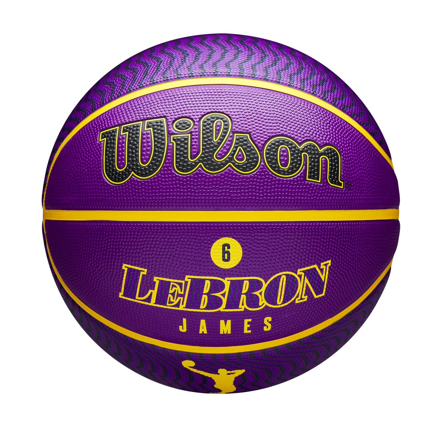 Wilson NBA PLAYER ICON OUTDOOR BASKETBALL LEBRON Purple WZ4005901XB