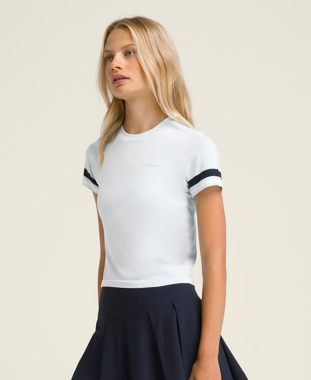 Brooklyn Seamless Tee - White - WilsonME