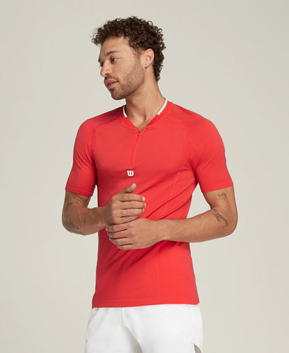 Series Seamless Zip Henley T-shirt