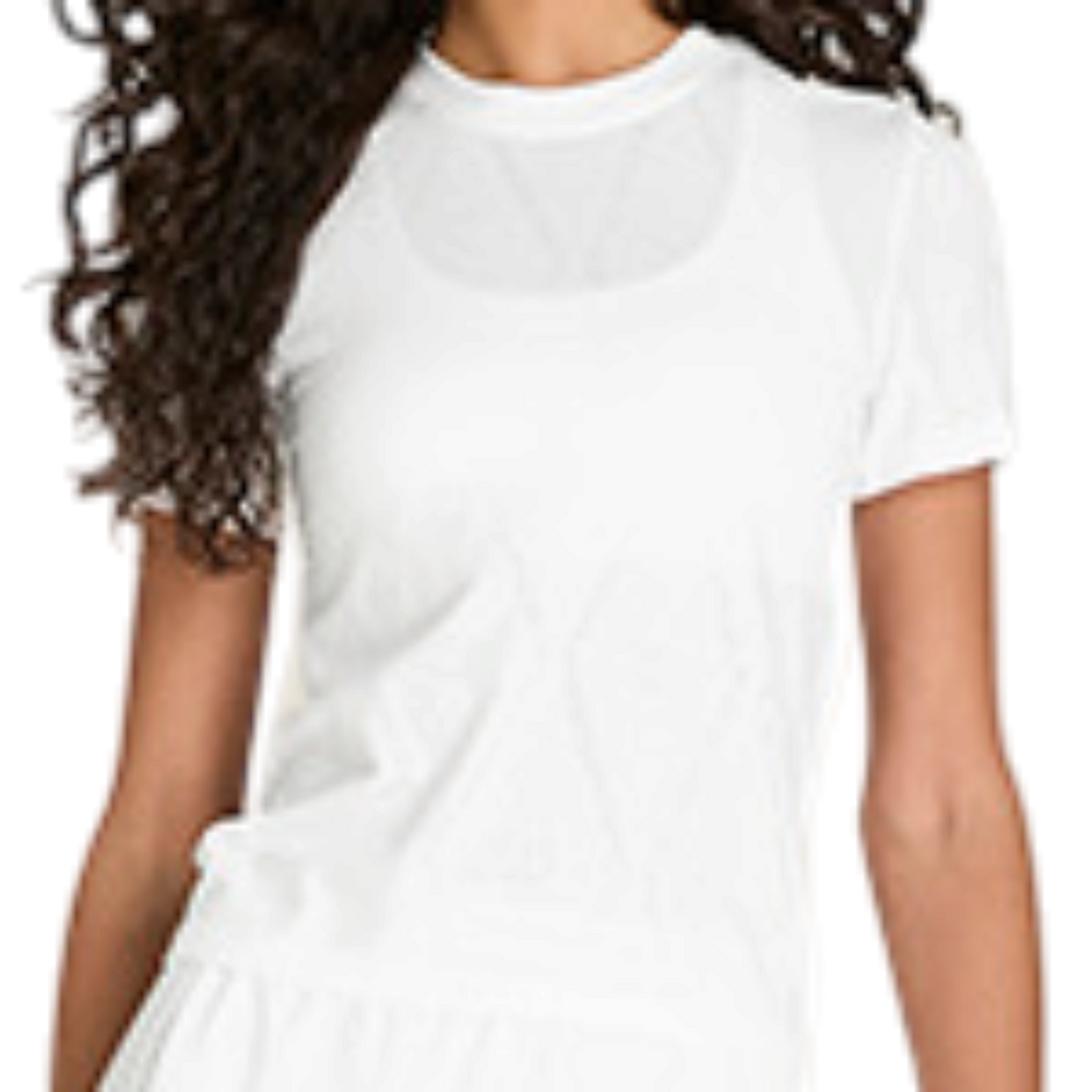 Wilson Women's Seamless Short Sleeve Tee Bright White with ventilation and anti-odor technology
