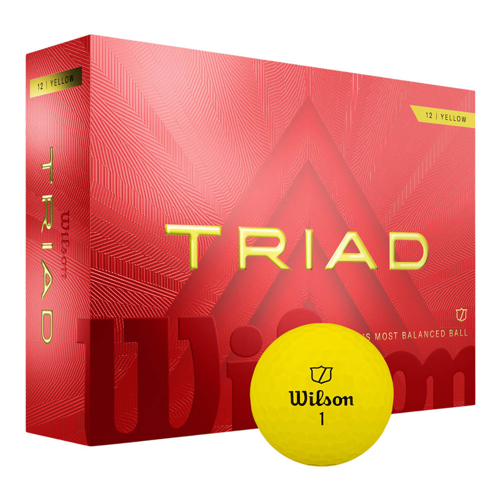 Triad Golf Ball Yellow 12-Ball Pack
