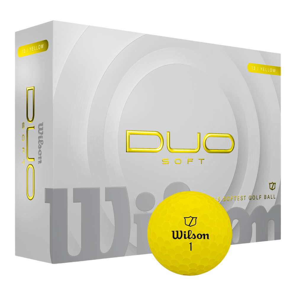 Duo Soft Golf Ball Yellow 12-Ball Pack