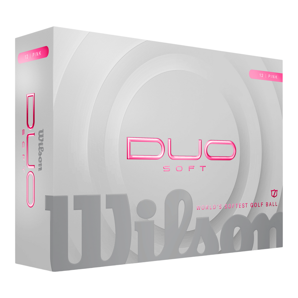 Duo Soft Golf Ball Pink 12-Ball Pack