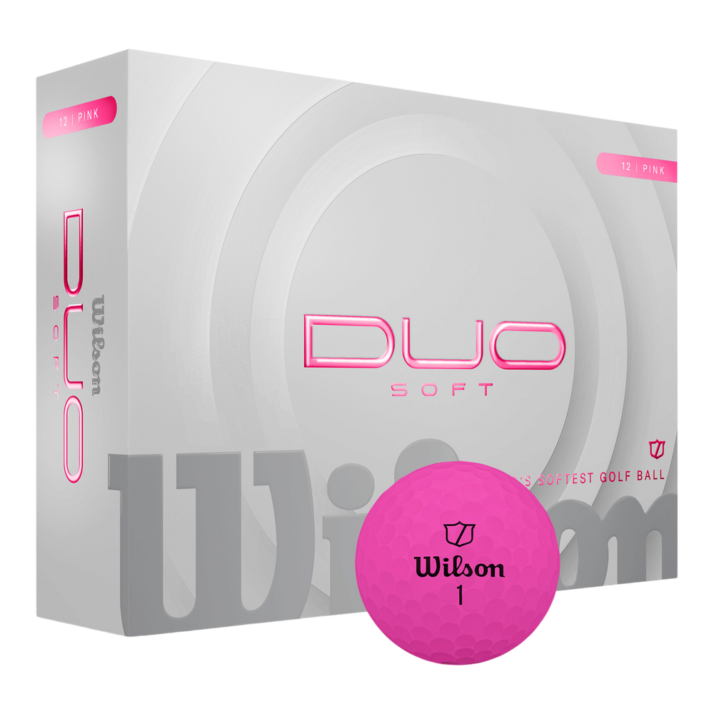 Duo Soft Golf Ball Pink 12-Ball Pack