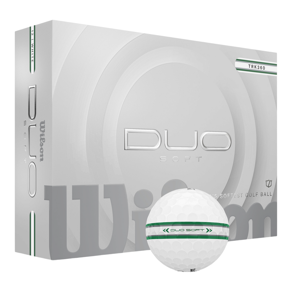 Duo Soft TRK360 Golf Ball Green/Silver 12-Ball Pack