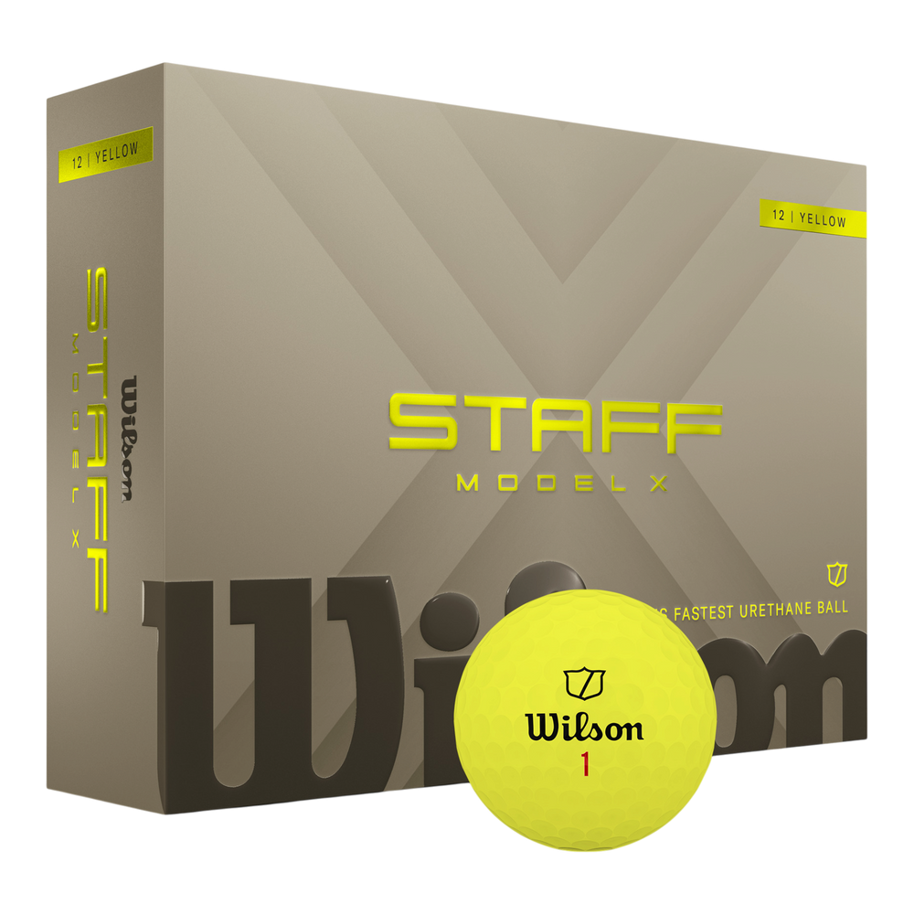 Staff Model X Golf Ball Yellow 12-Ball Pack
