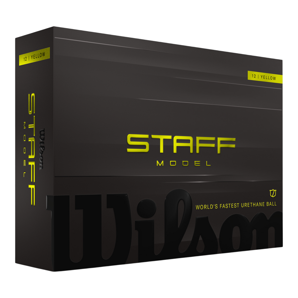 Staff Model Golf Ball Yellow 12-Ball Pack