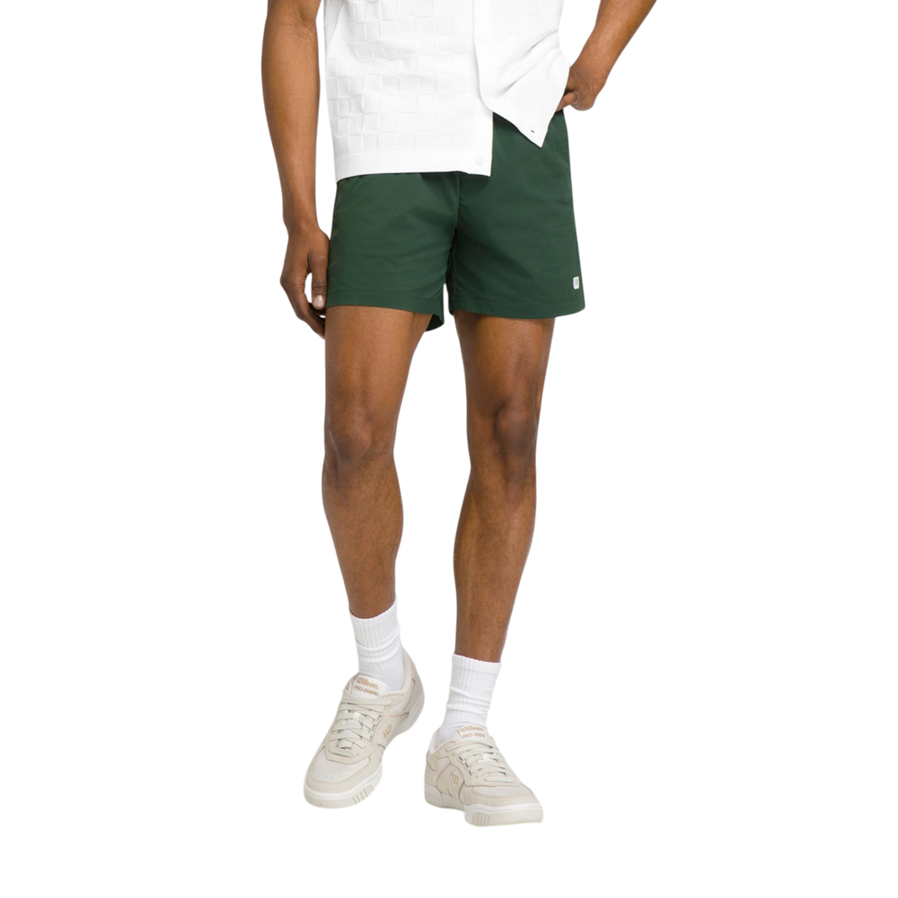 Wilson Men's Volley 6 Inch Tennis Short made from lightweight recycled polyester