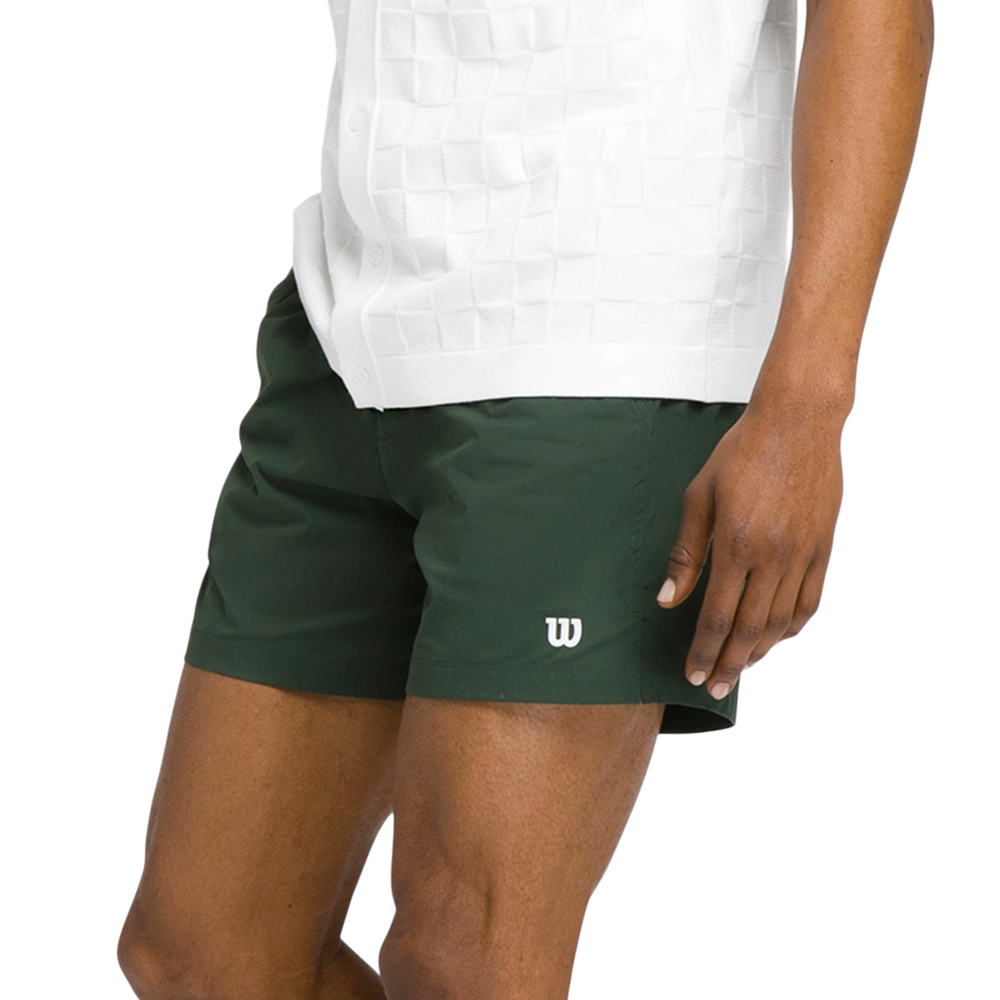 Wilson Men's Volley 6 Inch Tennis Short made from lightweight recycled polyester