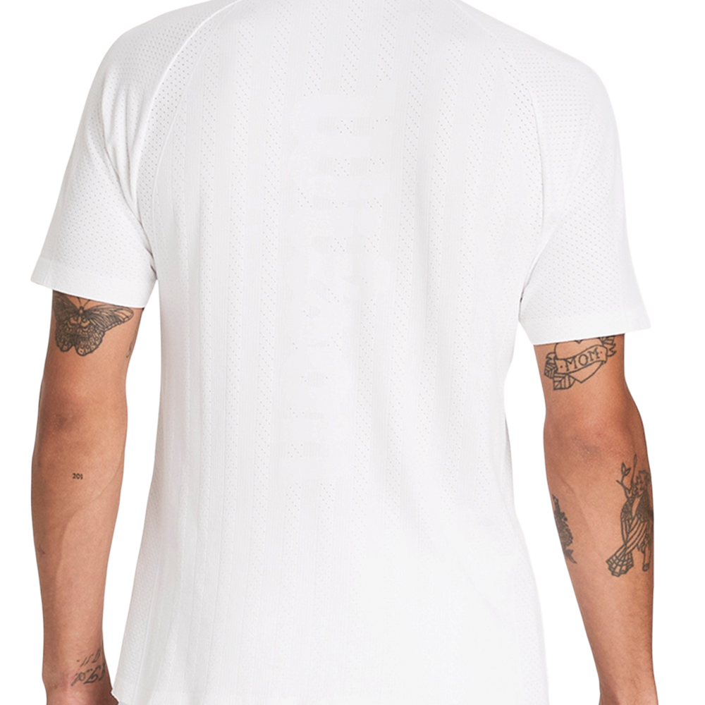 Wilson Game Point Seamless Polo Bright White with ventilation and seamless performance