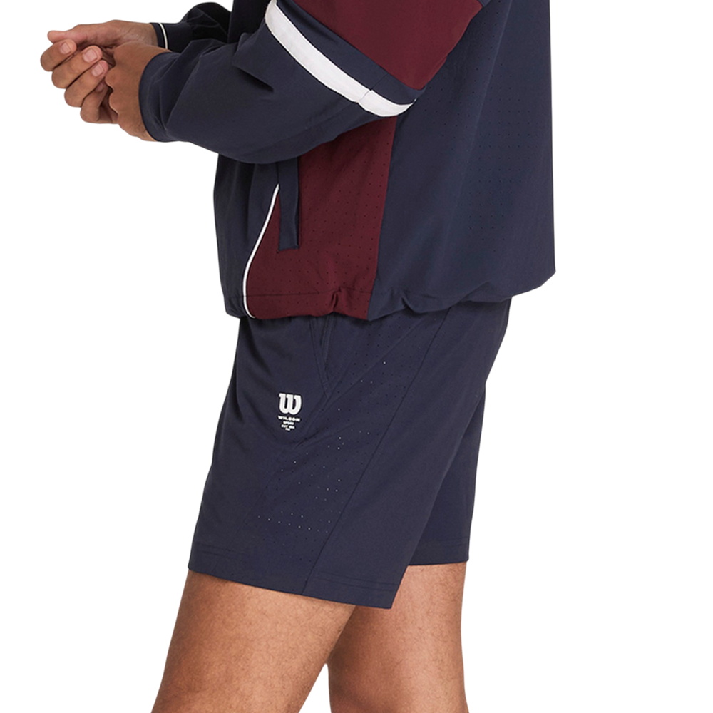 Wilson Core Grand Slam Shorts in Classic Navy with lightweight unlined construction