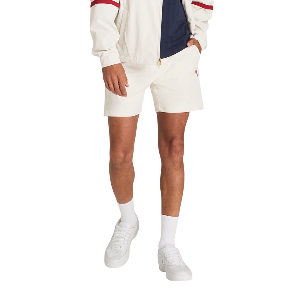 Wilson Core Grand Slam Shorts in Stone with versatile athletic styling
