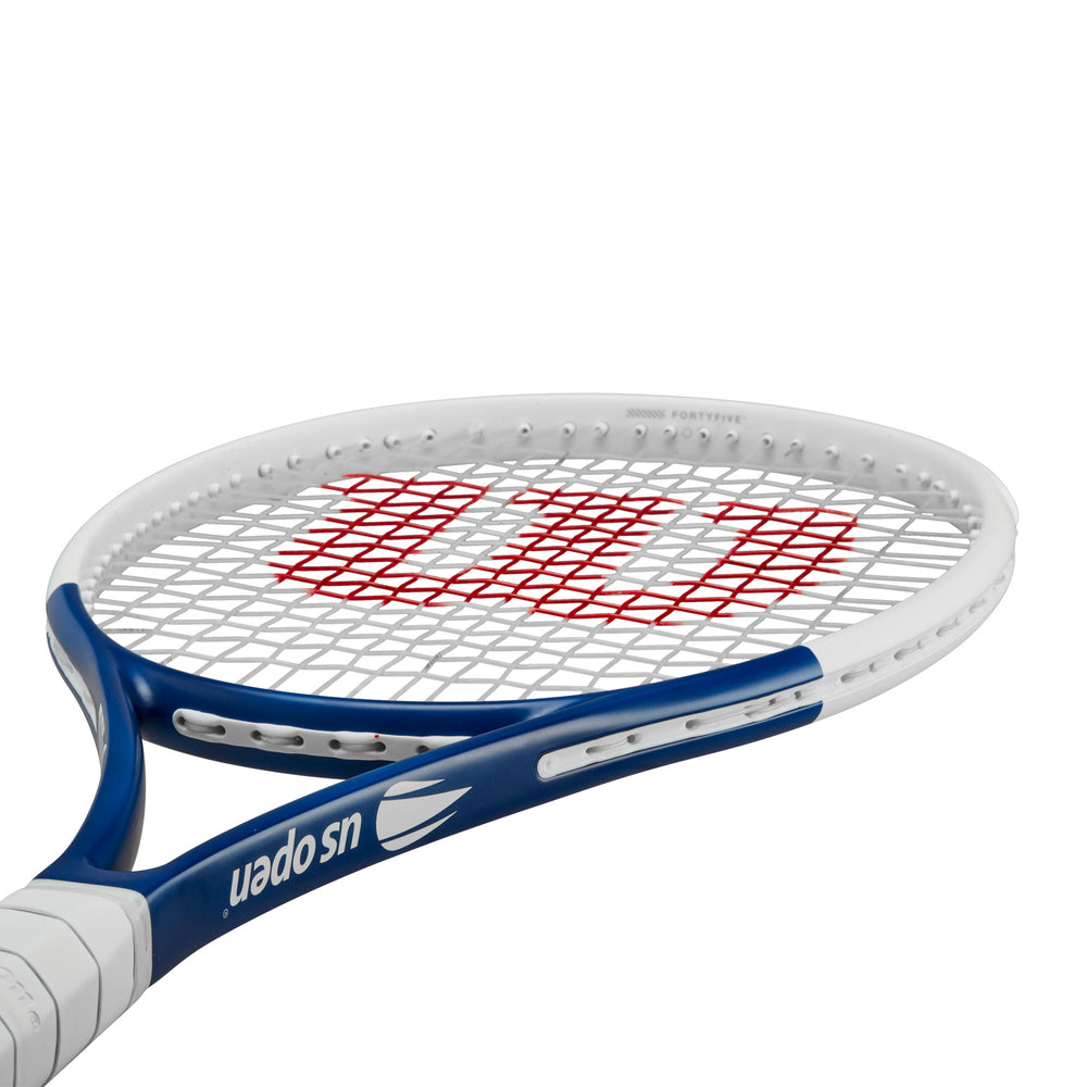 Us Open Blade 98 (16X19) V8 Tennis Racket (Strung with Alu Power Soft 125 Black) - WilsonME