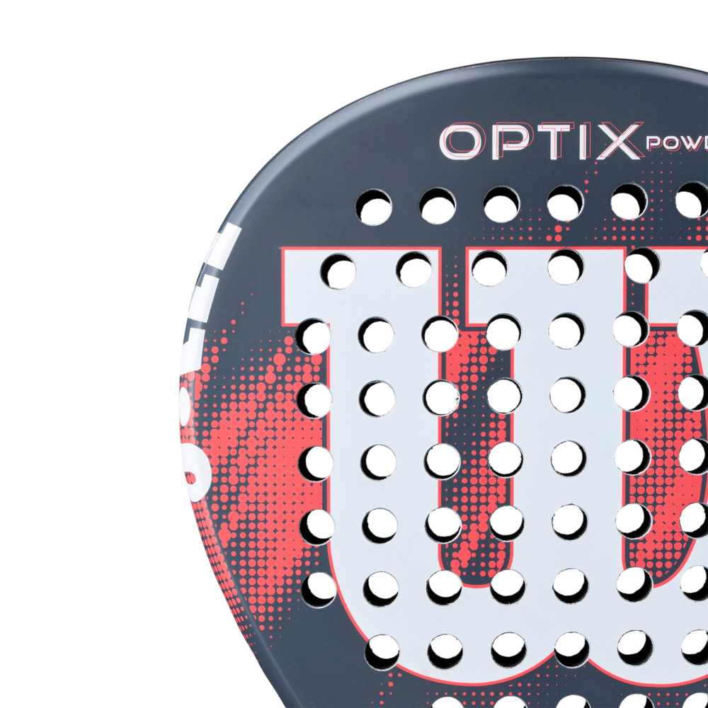 Wilson Optix Padel Racket with lightweight frame and large sweet spot for recreational players