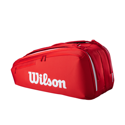 Wilson Super Tour Red 9 Pack Tennis Bag