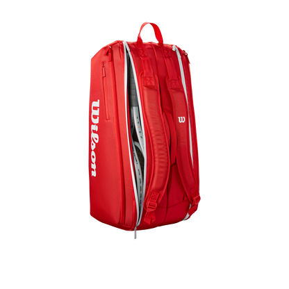 Wilson Super Tour Red 9 Pack Tennis Bag