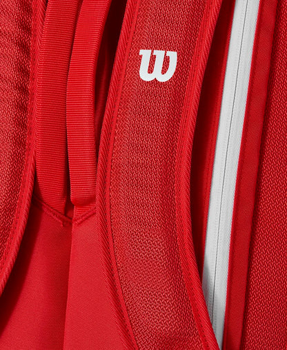 Wilson Super Tour Red 9 Pack Tennis Bag
