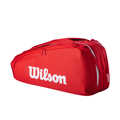 Wilson Super Tour Red 6 Pack Tennis Bag