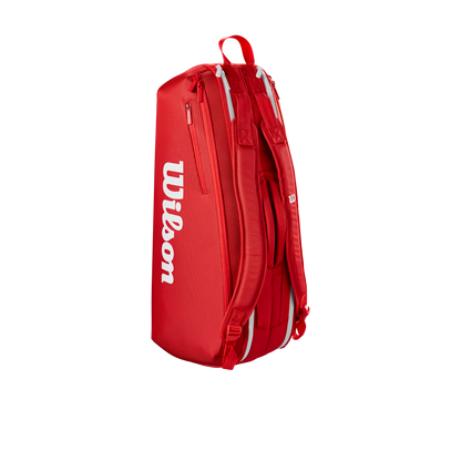 Wilson Super Tour Red 6 Pack Tennis Bag