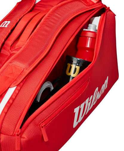 Wilson Super Tour Red 6 Pack Tennis Bag