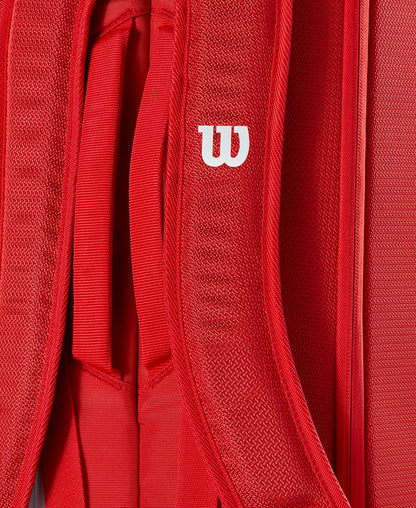 Wilson Super Tour Red 6 Pack Tennis Bag
