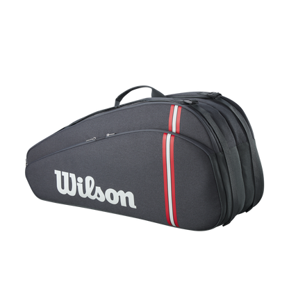 Wilson Tour 6 Pack Racket Tennis Bag 2025 Black