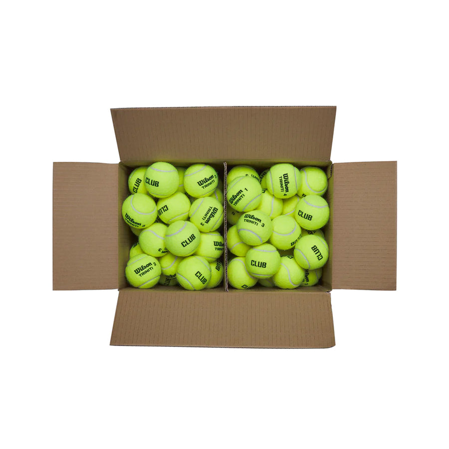 TRINITI CLUB 72-BALL BOX TENNIS BALLS - WilsonME