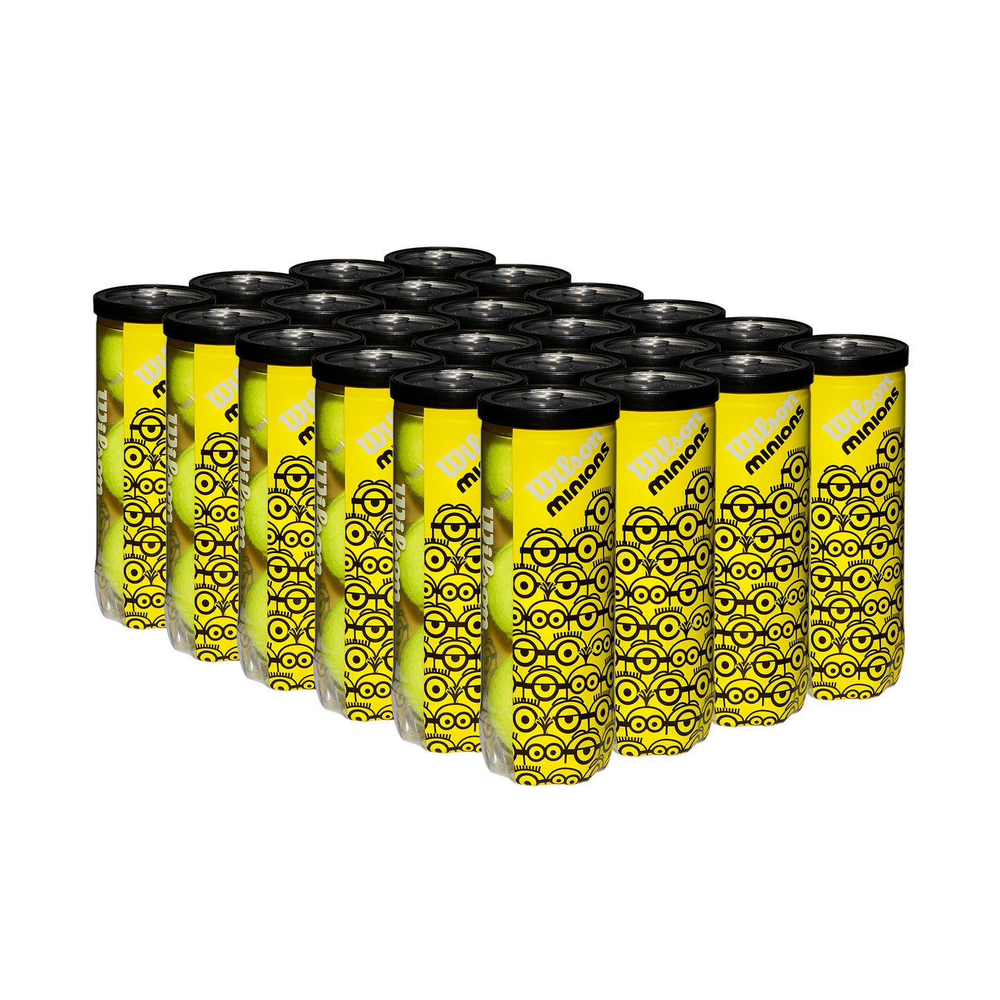 MINIONS 3-BALL 24 CAN CASE TENNIS BALLS