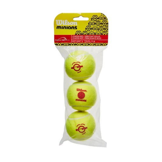 STAGE 3 MINIONS 3-BALL CAN TENNIS BALLS - WilsonME