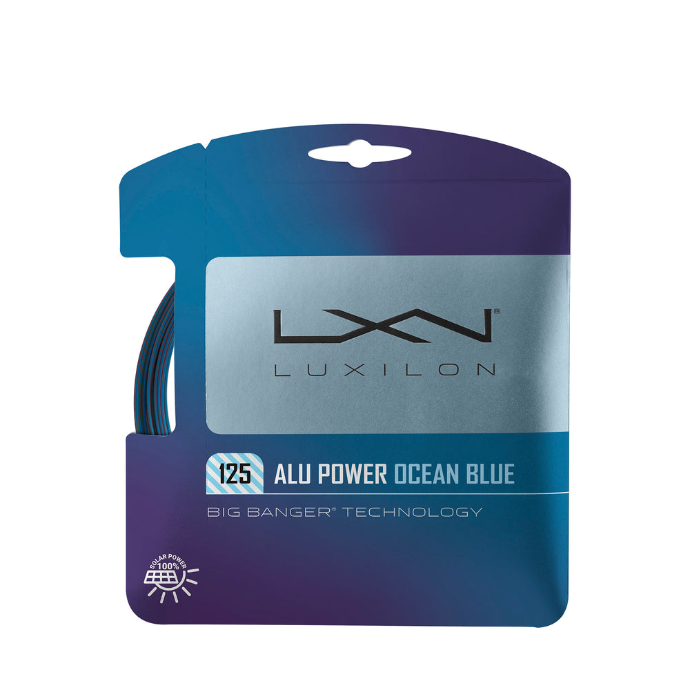 Luxilon Alu Power 125 String (Ocean Blue) - Set - WilsonME
