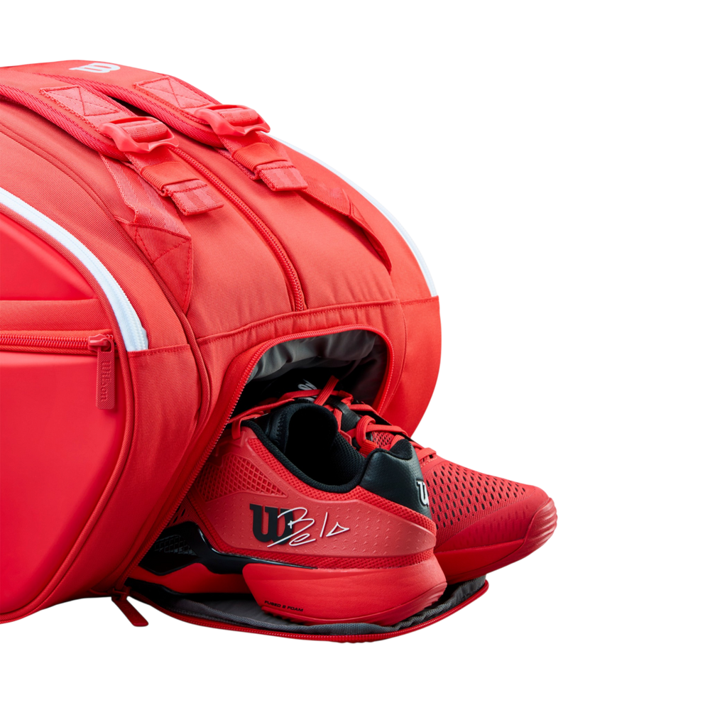 Wilson Tennis Racket Bag with spacious compartments for rackets and gear