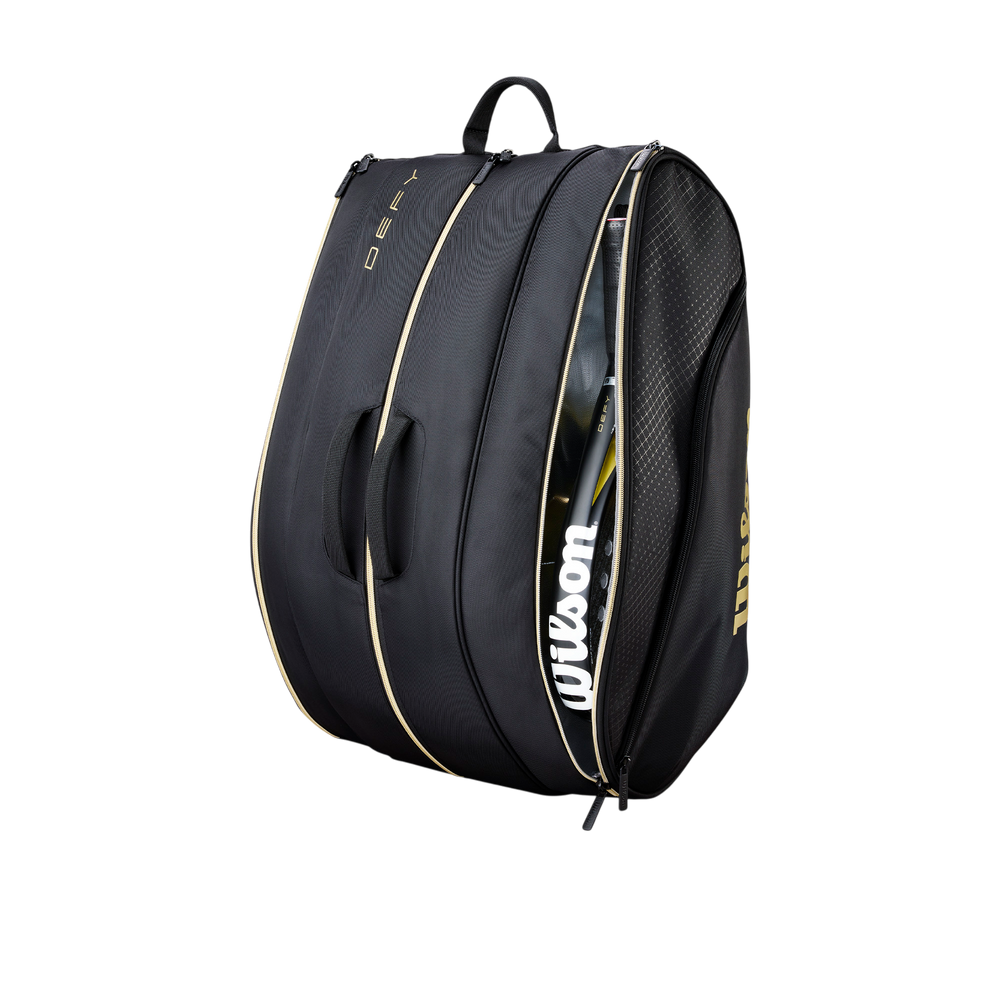 Wilson Premium Tennis Racket Bag with high-capacity storage for match day essentials
