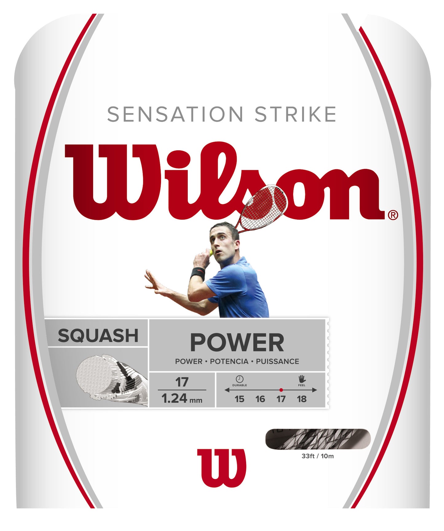 Sensation Strike 17 Squash Strings