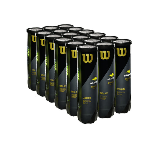 US OPEN XD 4-BALL 18 CAN CASE TENNIS BALLS - WilsonME
